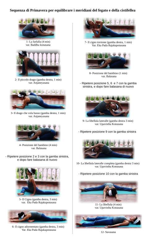 Yin Yoga Primavera: Meridiano del fegato e la vescicola